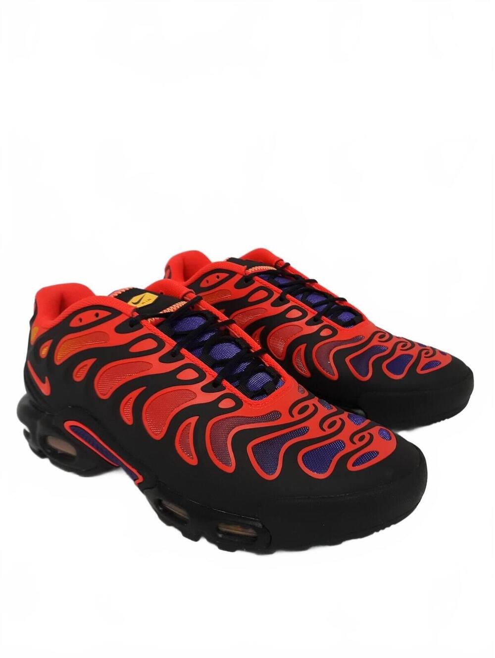 Nike Air Max Plus Drift All Day Black Bright Crimson FD4290-003 Men's Size 10